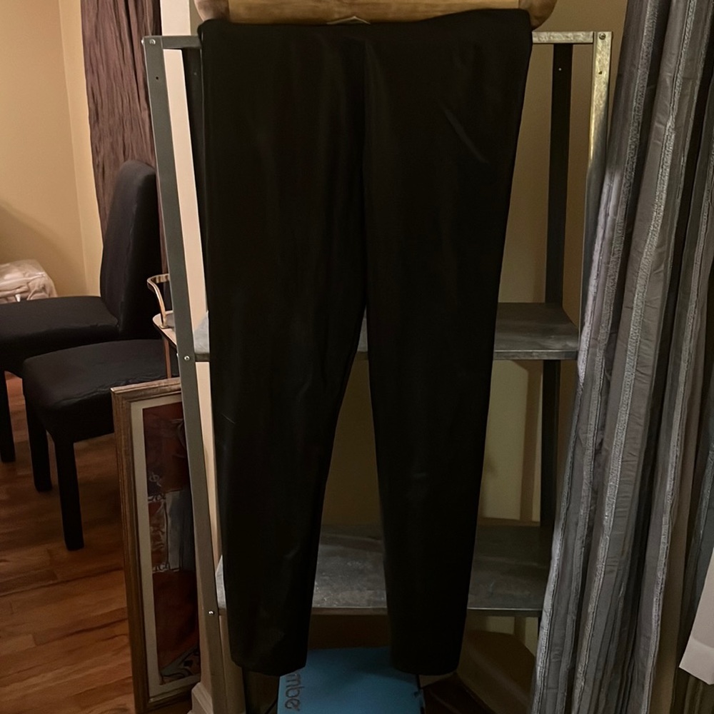 Vegan leather leggings by Max Studio